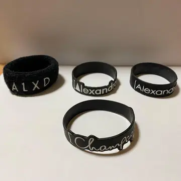 러버 밴드 세트 ALXD Alexander Champagne 4개 세트