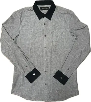 라운지 리자드 글렌체크 패턴 긴팔 셔츠 사이즈 2