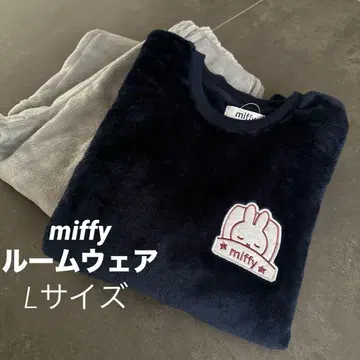 새상품 miffy 미피 복슬복슬 보들보들 룸웨어 상하의 네이비