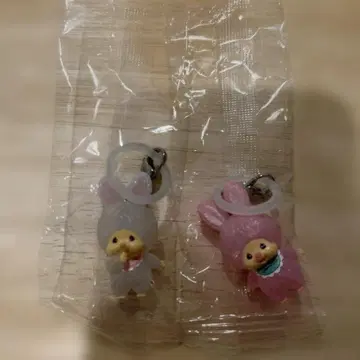 몬치치 메지루시 액세서리 치무탄 (화이트 핑크ver.)