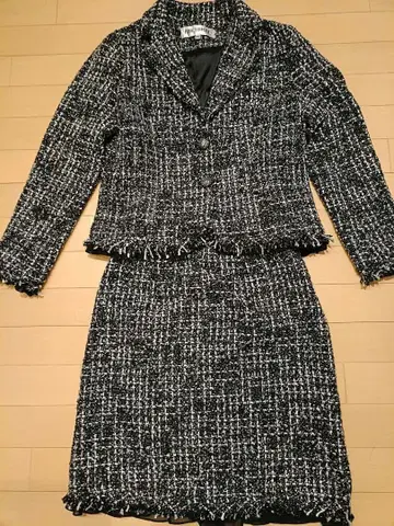 MICHIKO 트위드 스커트 수트