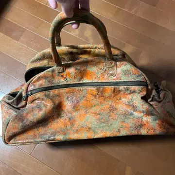 Jas m.b. 보스턴 백 크랙 가죽