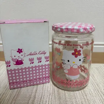 헬로키티 엔젤키티 카오하나 유리병 1997년 헤이세이 레트로