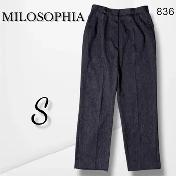 [미로소피아] 턱인 슬랙스 팬츠 고급 실루엣 그레이 계열 S