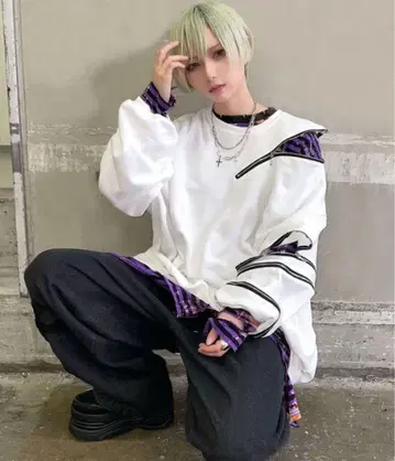 볼칸&아프로다이티 4ZIP 빅 맨투맨 K4805