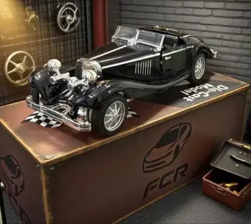 클래식카 모형 블랙