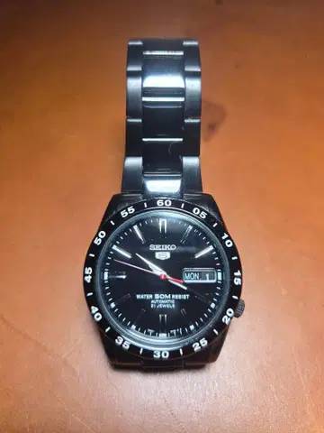 SEIKO5 SZEN008 세이코5 다이버 워치 올 블랙