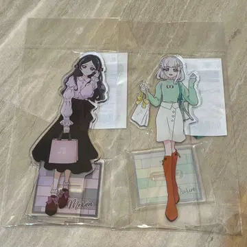 키미프리 발견! 사이좋게 쇼핑 다나카 멜론 다나카 푸딩 아크릴 스탠드