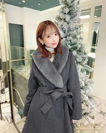 미셸 마카롱 랩 숏코트