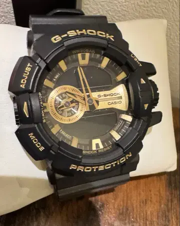 [ 미사용품 ] G-SHOCK GA-400 블랙/골드