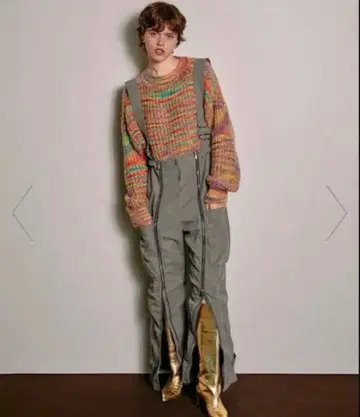 Splashed Pattern Knit Wear maisonspecial