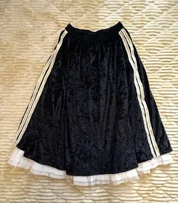 manana suerte 크러쉬 벨로아 스커트