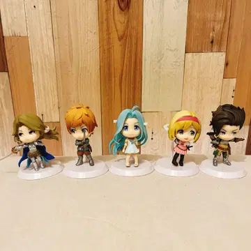 그랑블루 판타지 제일복권 치비큥 피규어 5개 세트