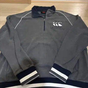 Canterbury 그레이 집업 트레이닝복