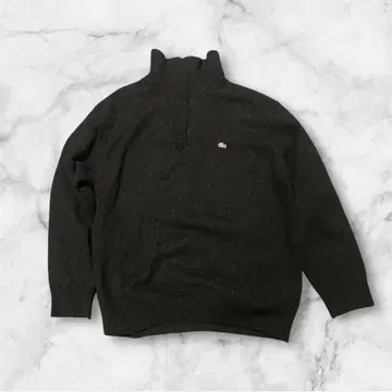 Lacoste 다크 그레이 하이넥 스웨터