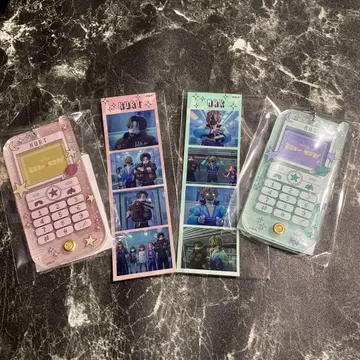 은하 특급 밀키 웨이 맥스 카트 핸드폰풍 아크릴 케이스 증명사진풍 씰