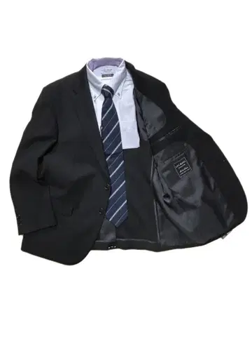 S889 아오키 새상품 블랙 포멀 예복 빅 사이즈 BB4 면접 세레모니