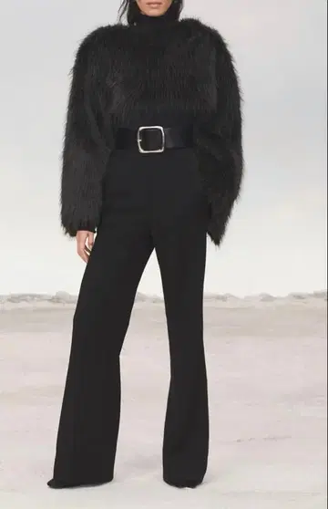 새상품 ZARA LIMITED EDITION 울 스트레이트 팬츠 XS