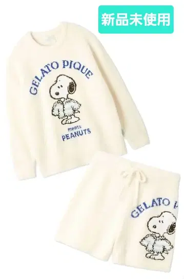 [ 미사용 새상품 ] 젤라피케의 스누피 상하의 셋업