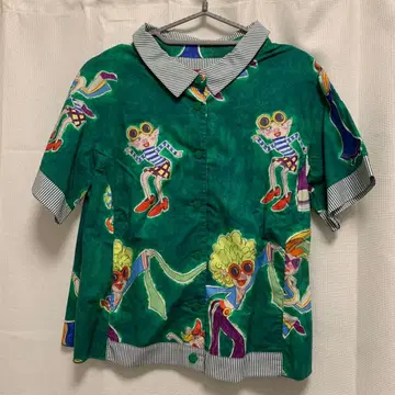 알베로베로 반팔 블라우스