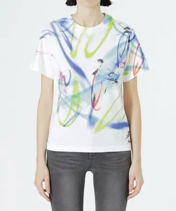 LOVELESS KANAKO SASAKI 콜라보레이션 프린트T셔츠