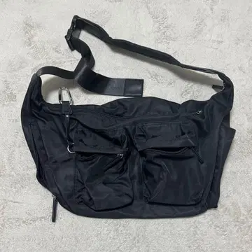 JEANASIS 나일론 벨트 백 블랙 새상품급