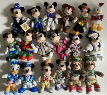 디즈니 미키마우스 인형 배지 세트