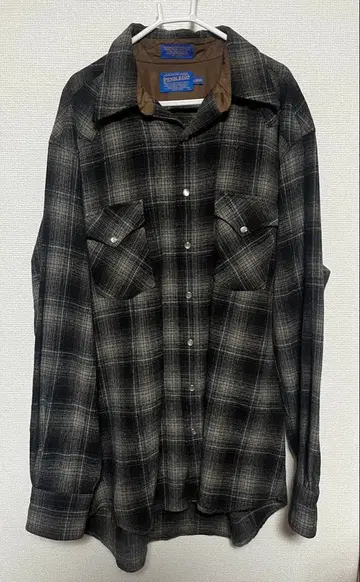 Pendleton 웨스턴 플란넬 셔츠 쉐도우 체크