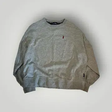 [ 이스트 보이 ] 맨투맨 그레이 원포인트 자수가 귀여운 M