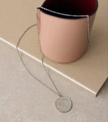 새상품 [ ear PAPILLONNER ] 앤티크풍 코인 목걸이