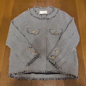 노엘라 하운드투스 체크 패턴 자켓