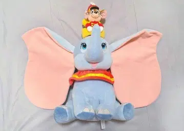 새상품 덤보&티모시 봉제 인형 빅 디즈니 귀여운 귀 택 포함