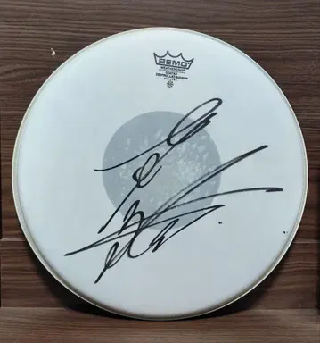 the GazettE 가제트 카이 사인 드럼 헤드