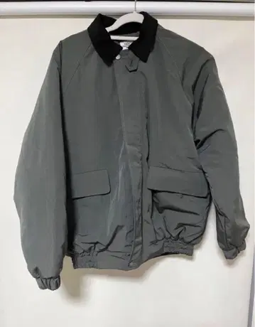 그레이 코듀로이 옷깃 자켓 bonbon store