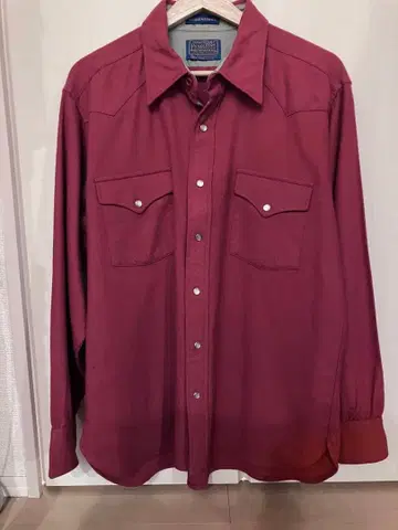 70s pendleton 웨스턴 셔츠 레드 USA제