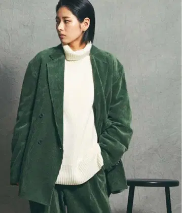 [레어] Maison Special 코듀로이 더블 테일러드 자켓