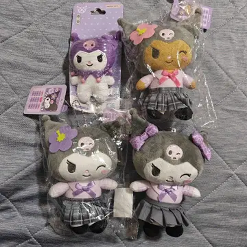 쿠로미 봉제 인형 4개 묶음 판매 갸루
