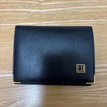 dunhill 블랙 코인 케이스 동전 지갑