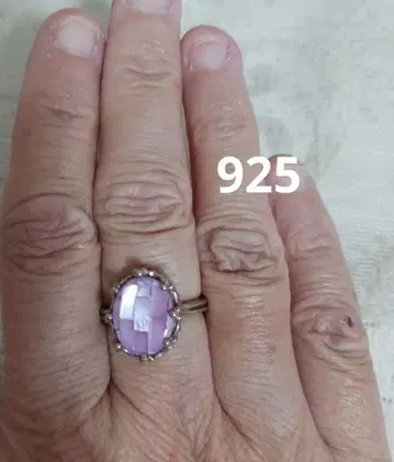 핑크? 연보라? 쉘 925 반지