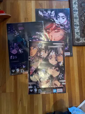 귀멸의 칼날 제일복권 클리어 포스터 세트