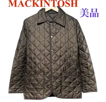 매킨토시 브라운 카키 퀼팅 자켓 MACKINTOSH
