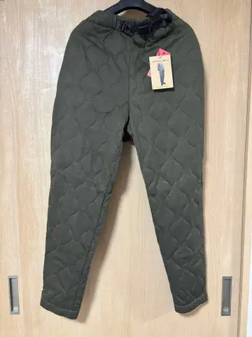 [ 새상품 완판템 ] 워크맨 퀼트 포켓 팬츠 카키 L 사이즈