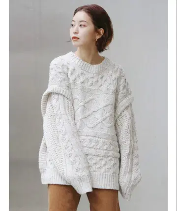 ungrid 케이블 니트