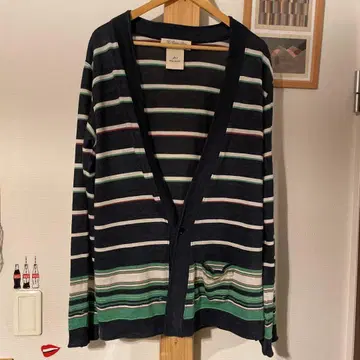 REMI RELIEF 스트라이프 가디건 L