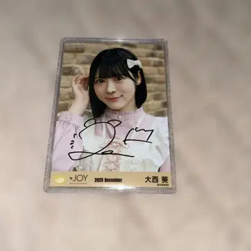 [ 친필 사인 ] 니어 조이 오오니시 아오이 브로마이드 요리 3개월