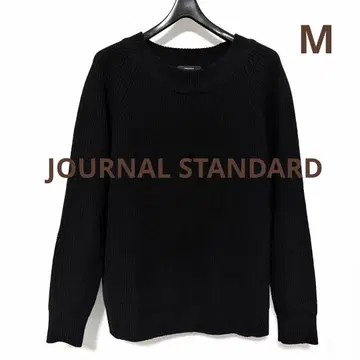 새상품급 JOURNAL STANDARD 울 100% 크루넥 스웨터 니트