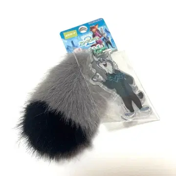 디즈니 주토피아2 파우바트 꼬리 달린 키링 스트랩