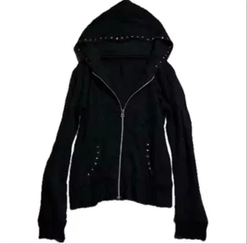 studs black hoodie archive opium y2k