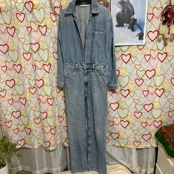 ZARA 데님 올인원 M 사이즈