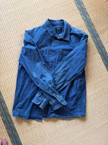 A.P.C. 다크 블루 데님 셔츠 S